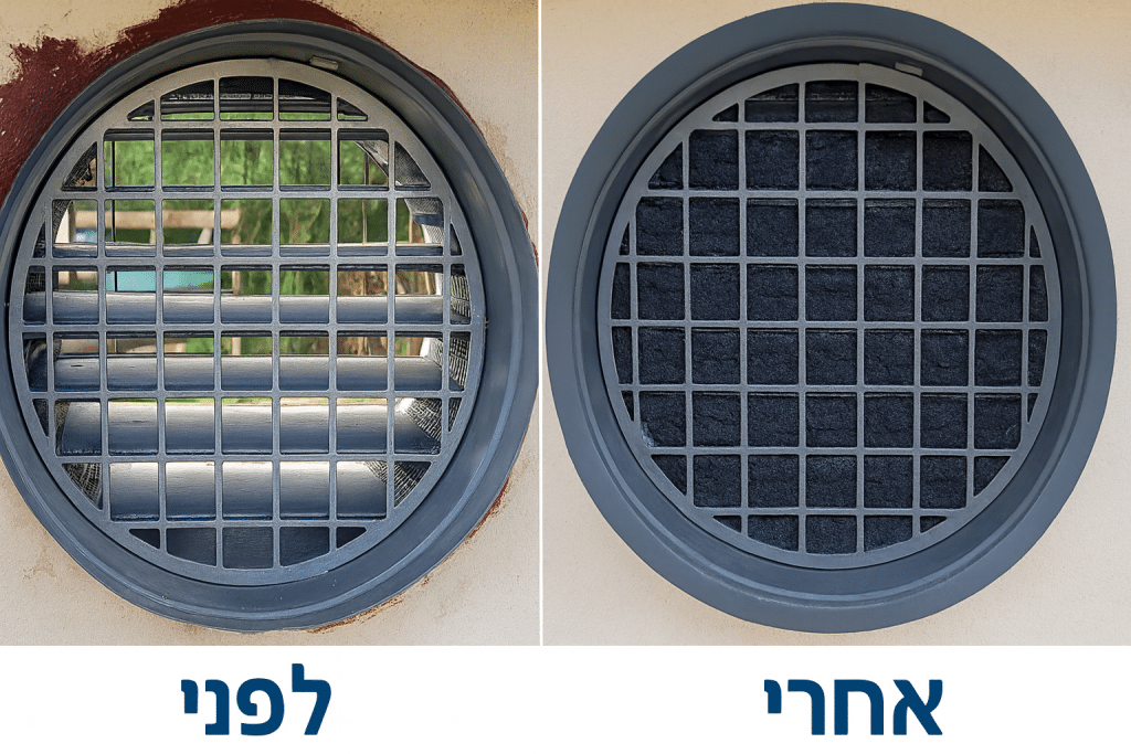 גריל אוורור חסין אש לממ